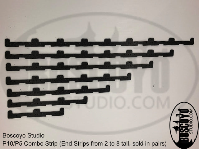 Combo End Strips (pair) 7 Tall End