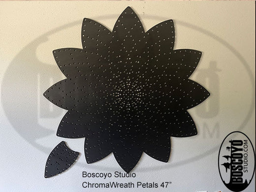 The ChromaWreath Petals 47" - Boscoyo Studio product blog