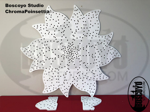 The ChromaPoinsettia: Premium Holiday Prop from Boscoyo Studio product blog