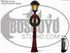 DayCor® HiRes Lamp Post with Wreath