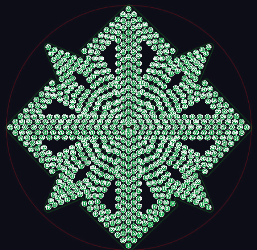Dimonds Layout Square Diamonds | Premium Quality Coro Props and Decor - Boscoyo Studio