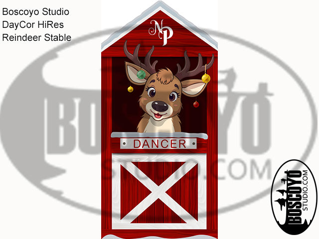 DayCor® HiRes Reindeer Stables (FREIGHT PALLET ONLY)