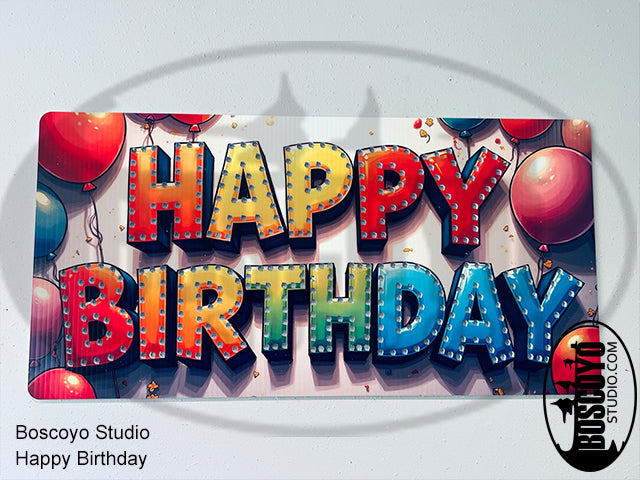 DayCor® HiRes Happy Birthday Sign