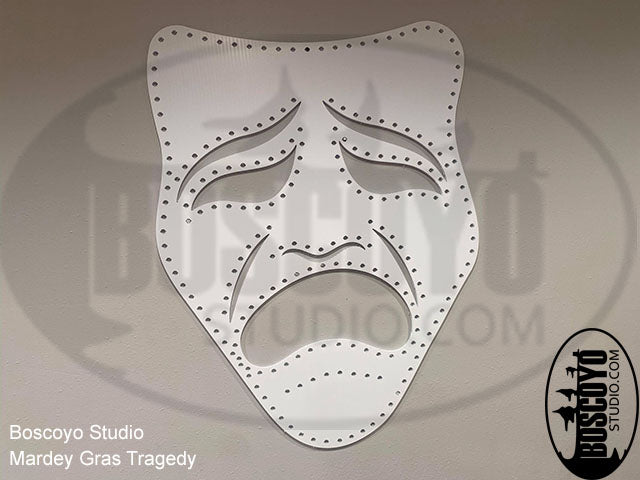 Mardi Gras Tragedy Mask