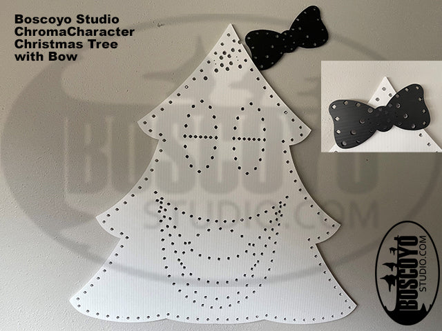 ChromaCharacters Christmas Tree 4 Mouth with Bow - Boscoyo Studio
