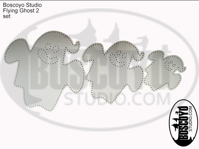 ChromaGhost Flying 2 (set of 3) - Boscoyo Studio