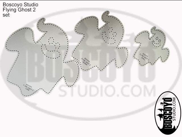 ChromaGhost Flying 2 (set of 3) - Boscoyo Studio
