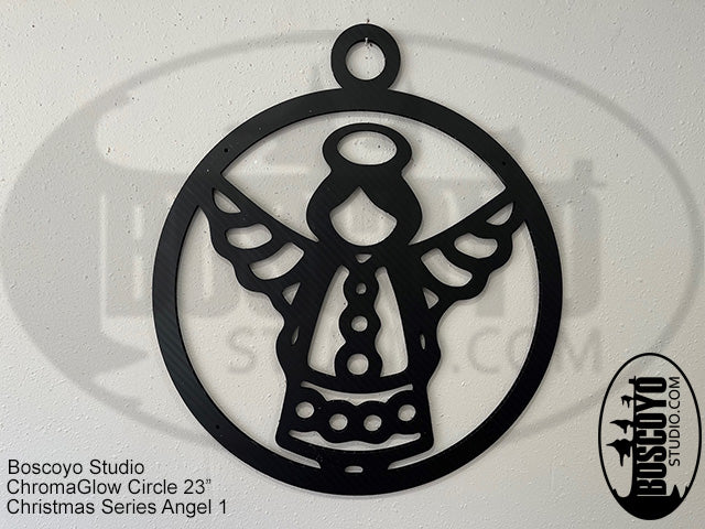ChromaGlow Circle 23" Silhouette Cover Christmas Series - Boscoyo Studio
