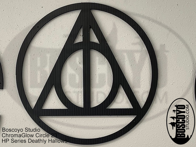 ChromaGlow Circle 23" Silhouette Cover HP Series - Boscoyo Studio