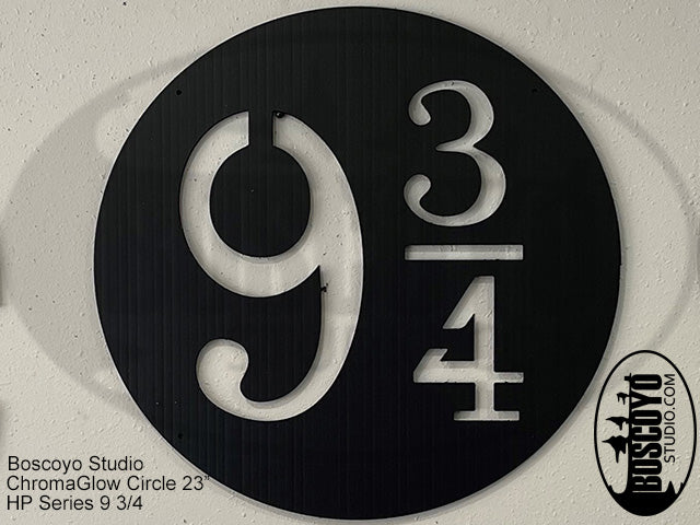 ChromaGlow Circle 23" Silhouette Cover HP Series - Boscoyo Studio