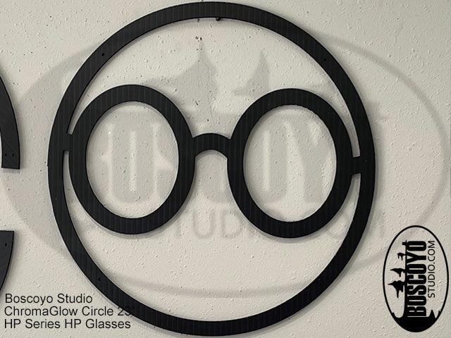 ChromaGlow Circle 23" Silhouette Cover HP Series - Boscoyo Studio