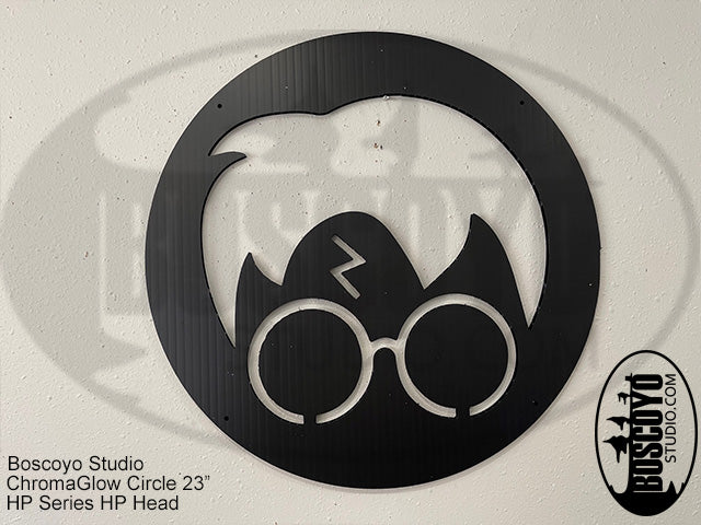 ChromaGlow Circle 23" Silhouette Cover HP Series - Boscoyo Studio