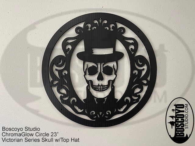 ChromaGlow Circle 23" Silhouette Cover Victorian Series - Boscoyo Studio