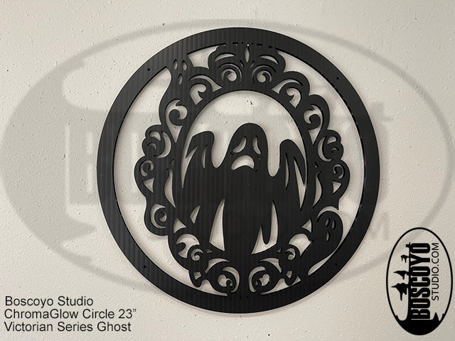 ChromaGlow Circle 23" Silhouette Cover Victorian Series - Boscoyo Studio