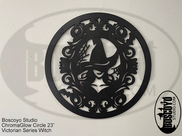 ChromaGlow Circle 23" Silhouette Cover Victorian Series - Boscoyo Studio