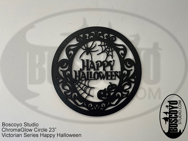 ChromaGlow Circle 23" Silhouette Cover Victorian Series - Boscoyo Studio