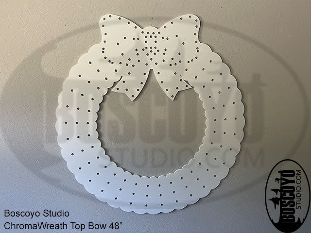 ChromaWreath Top Bow 48" - Boscoyo Studio