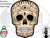 DayCor™ HiRes ChromaSkull 5 Black Eyes - Boscoyo Studio