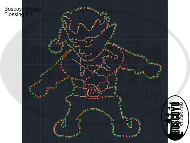 Elf Flossing - Boscoyo Studio
