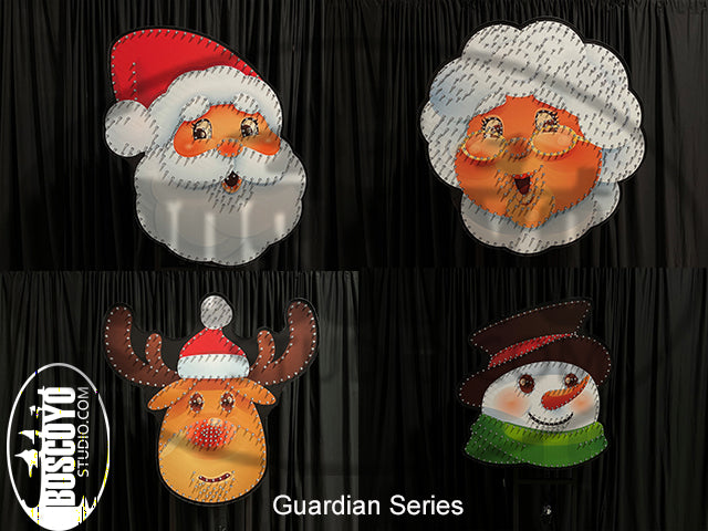 Guardian Series: Christmas Character Set (Mr. & Mrs. Claus, Reindeer & Snowman) - Boscoyo Studio