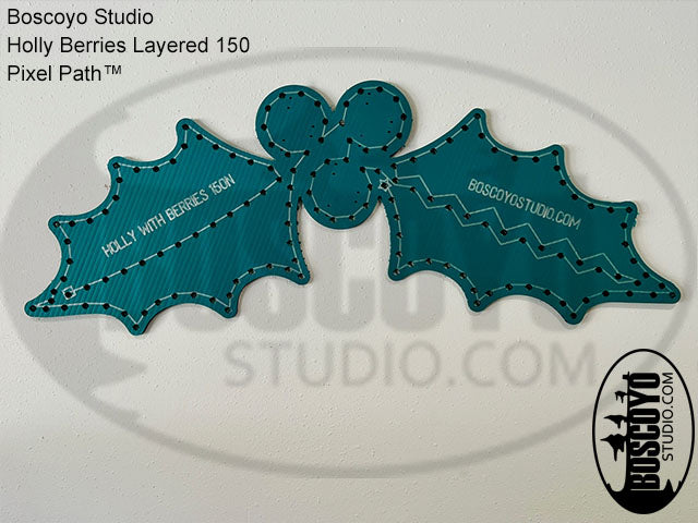 Holly Berries Layered 150 - Boscoyo Studio