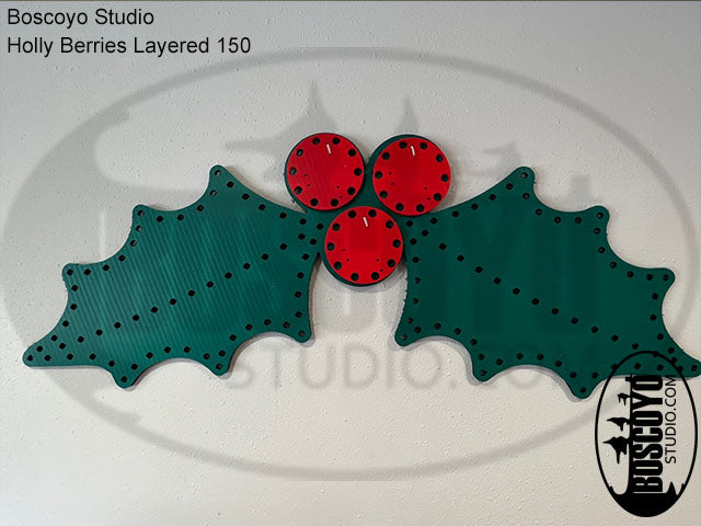 Holly Berries Layered 150 - Boscoyo Studio