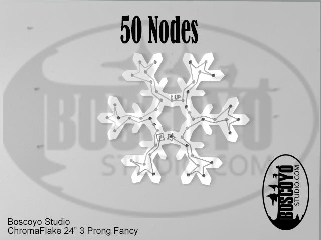 MLS ChromaFlakes 24"--3 Prong Fancy 50 - Boscoyo Studio