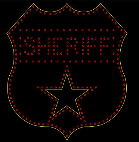 Sheriff Shield 46" - Boscoyo Studio