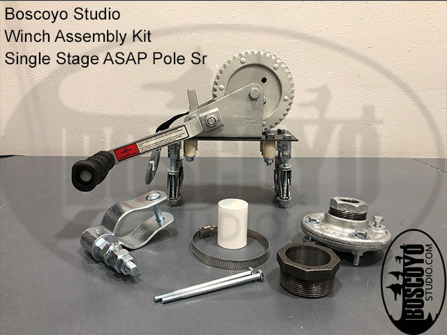 Winch Assembly Kit Single Stage ASAP Pole Sr.